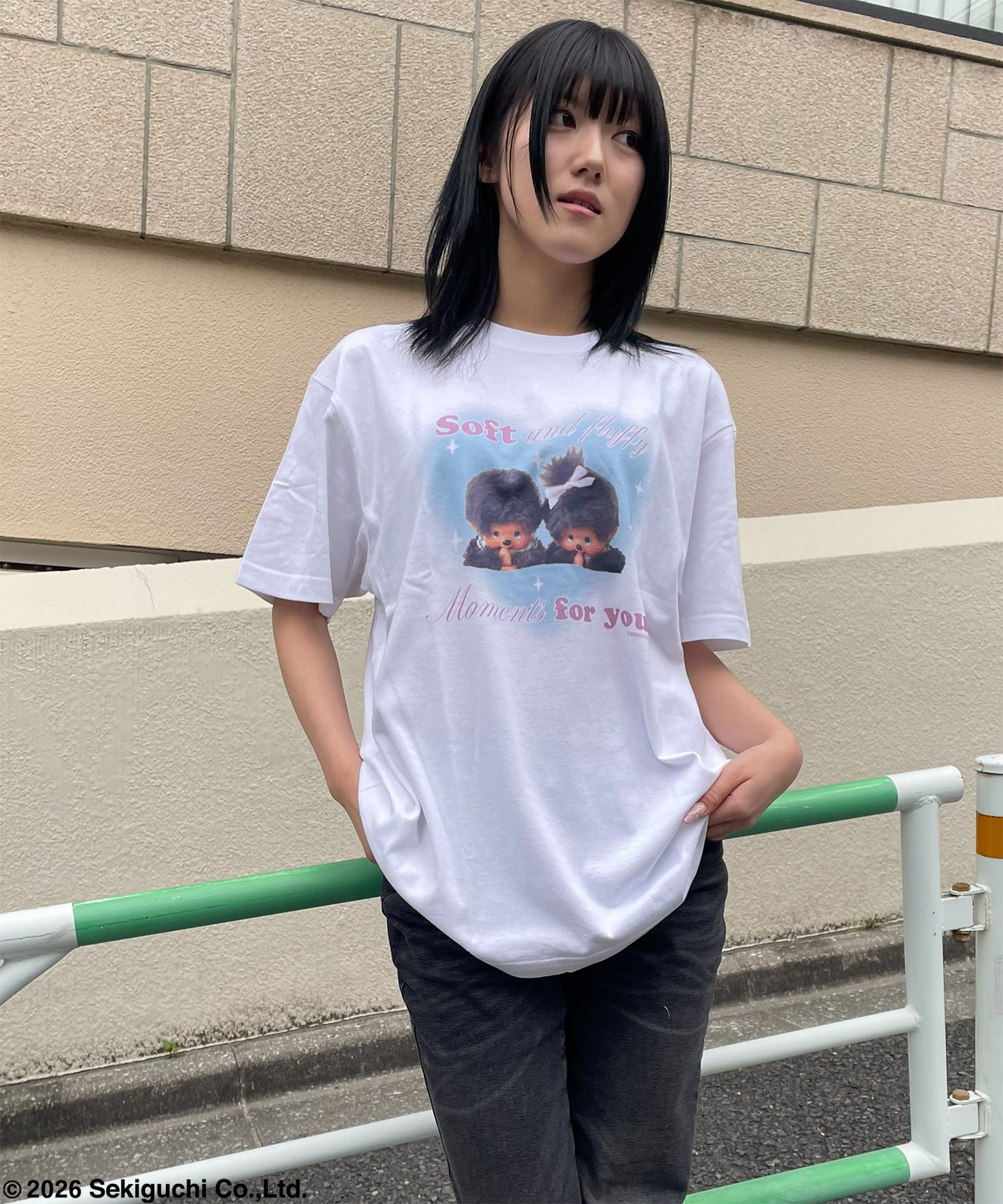 【MEN,WOMEN】モンチッチ デザインプリントTシャツ