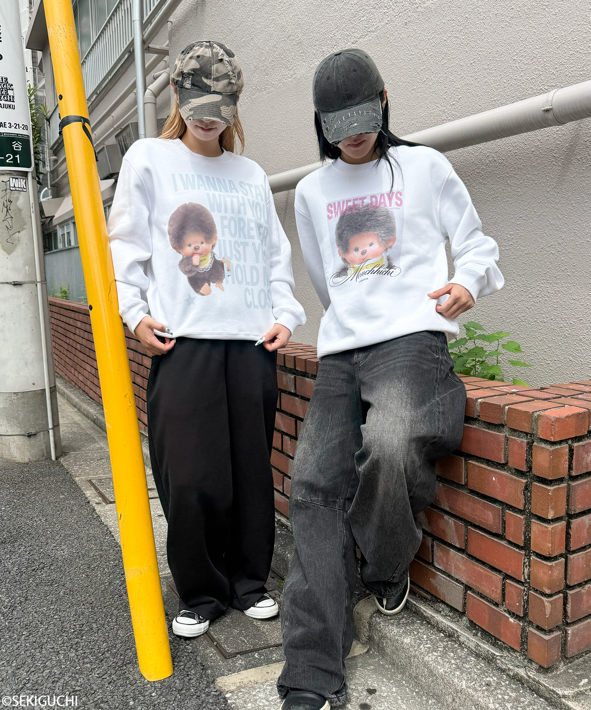 モンチッチ / ヴィンテージフォトスウェット