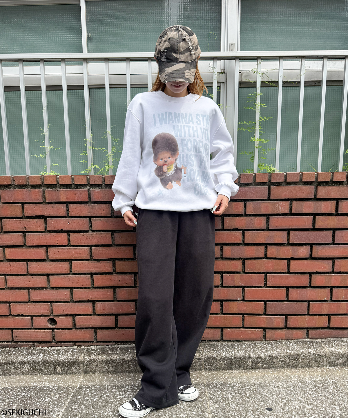 モンチッチ / ヴィンテージフォトスウェット