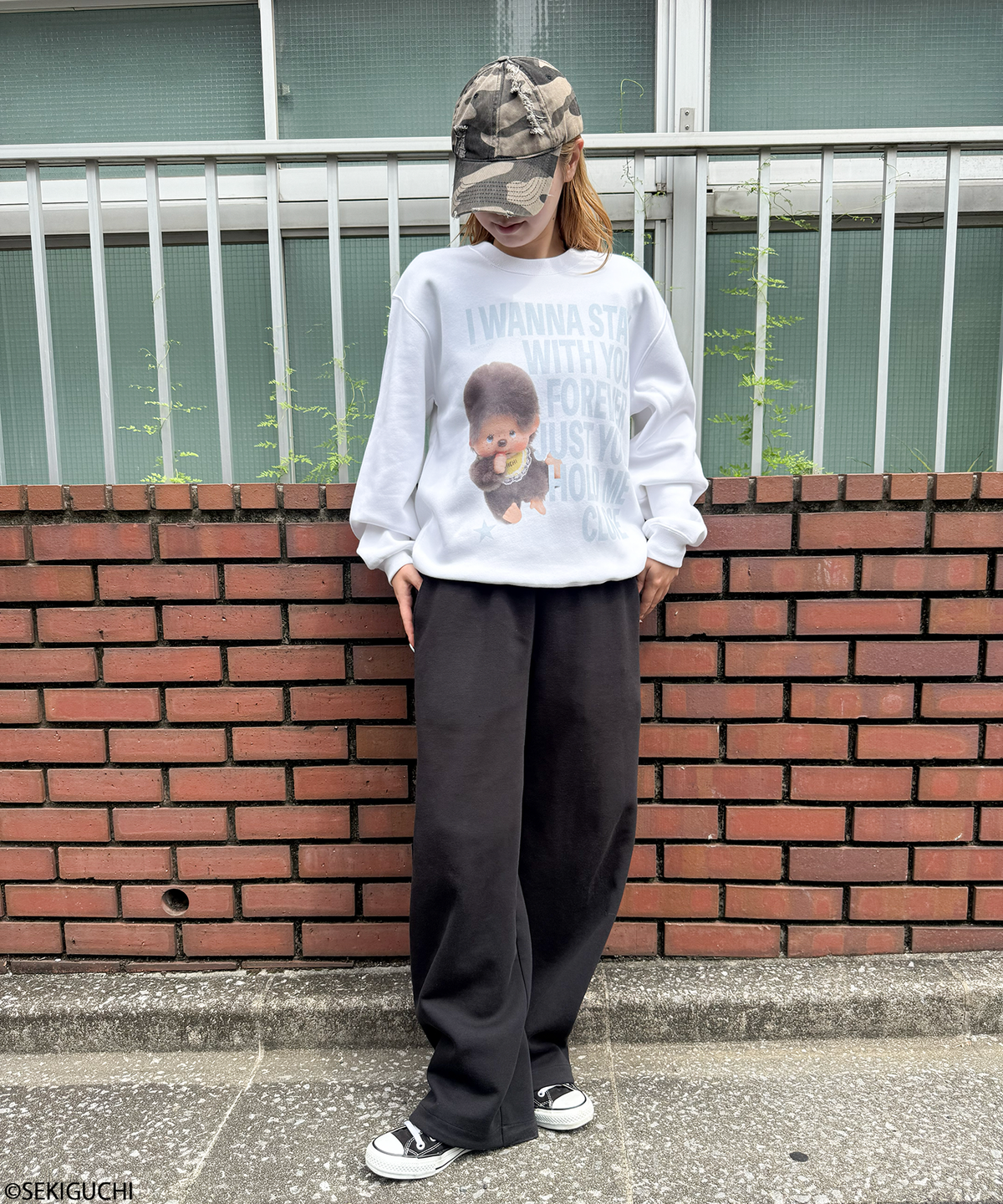 モンチッチ / ヴィンテージフォトスウェット