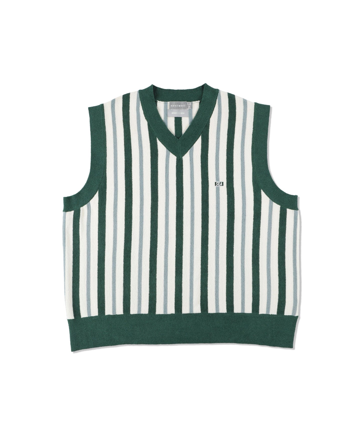 【MEN , WOMEN】WDS x nestwell NERVE ST < SEA Over Sized Vest ST >