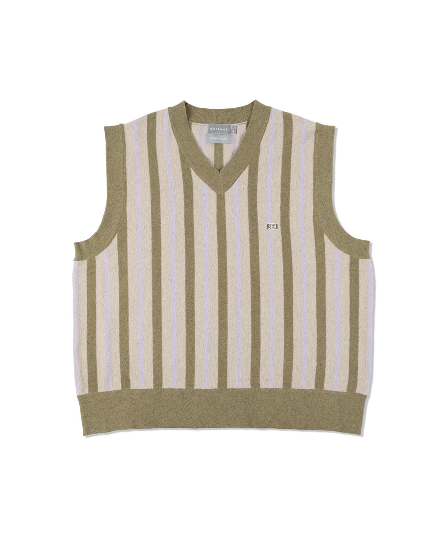 【MEN , WOMEN】WDS x nestwell NERVE ST < SEA Over Sized Vest ST >