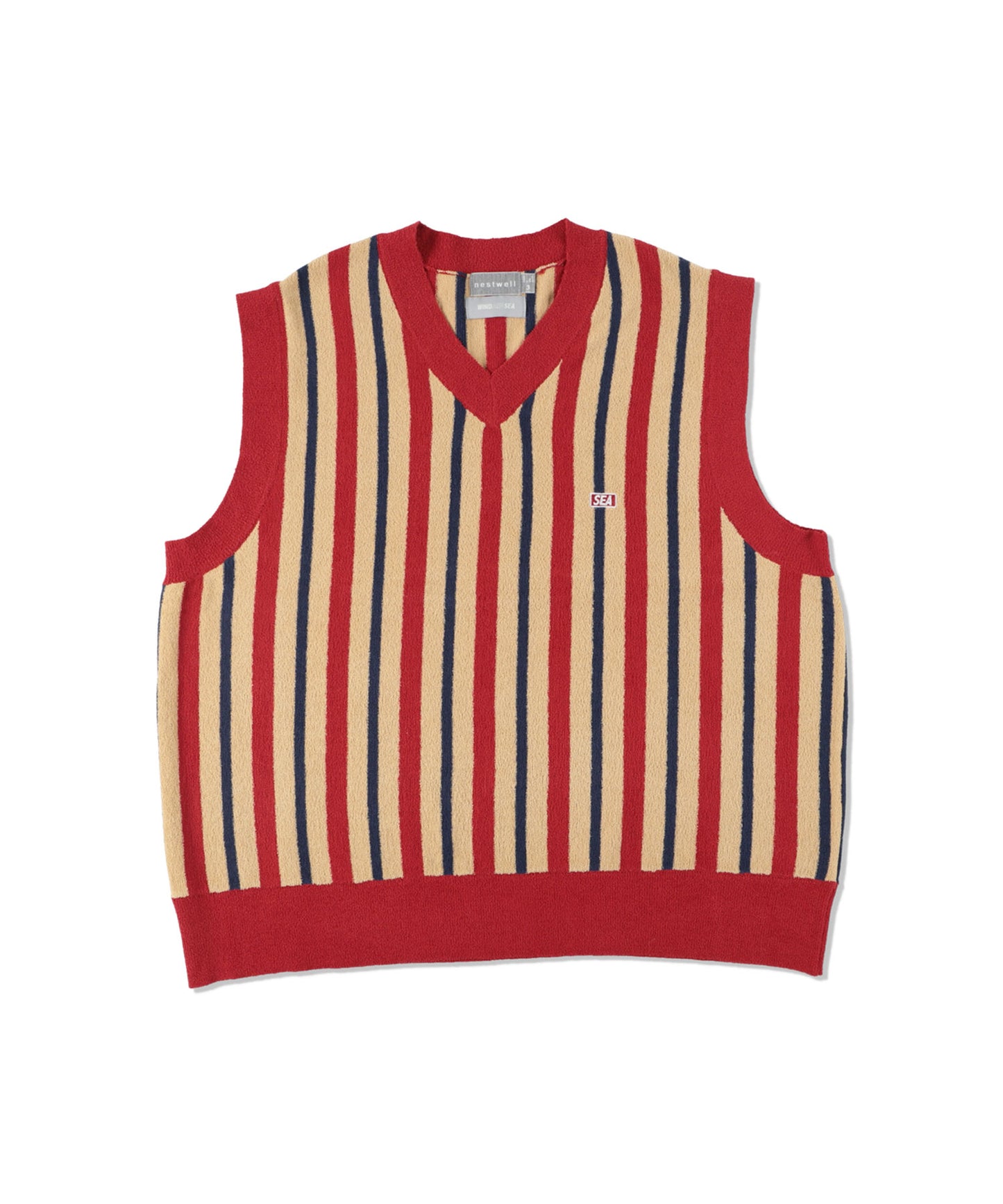 【MEN , WOMEN】WDS x nestwell NERVE ST < SEA Over Sized Vest ST >