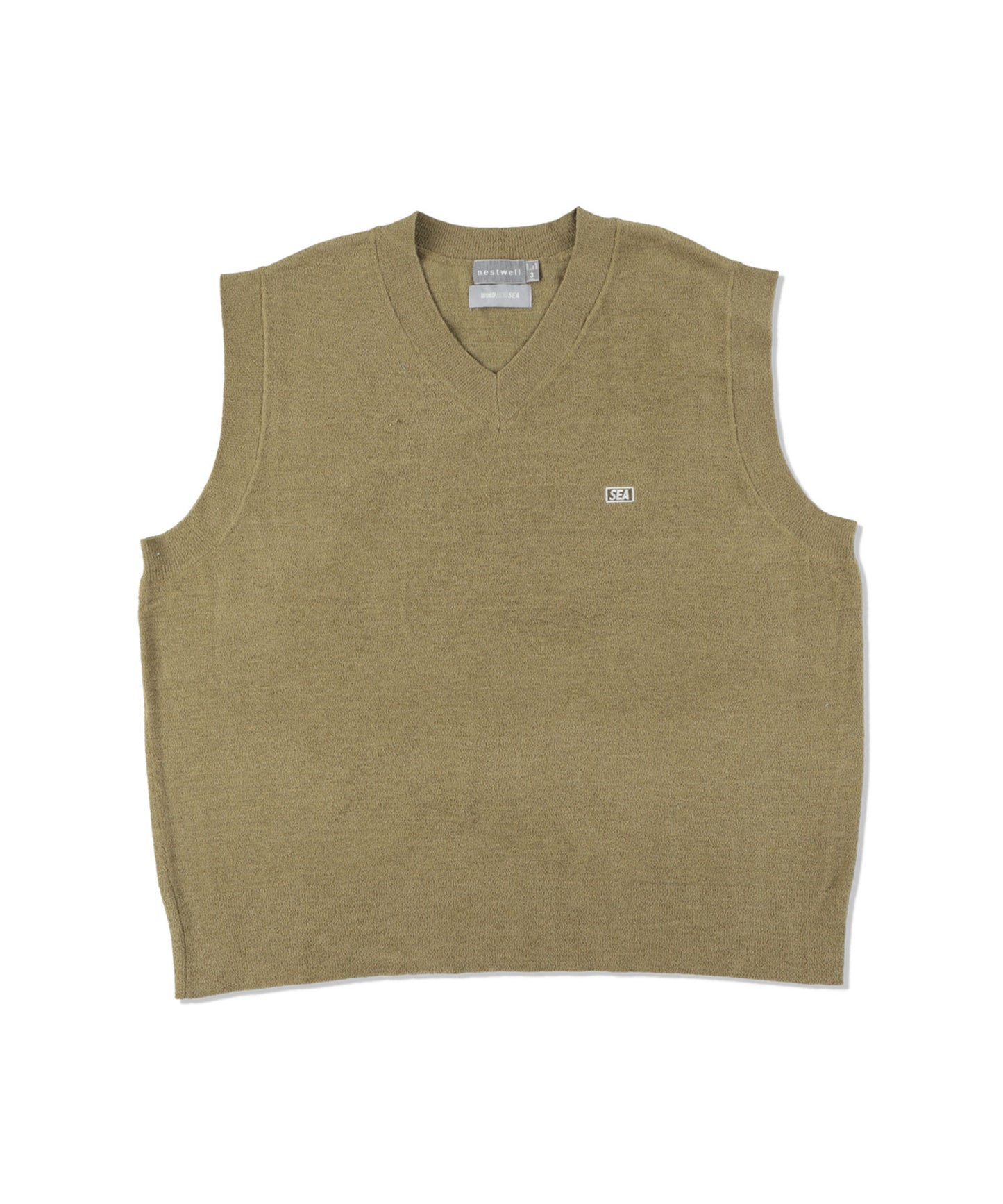 【MEN , WOMEN】WDS x nestwell NERVE < SEA Over Sized Vest >
