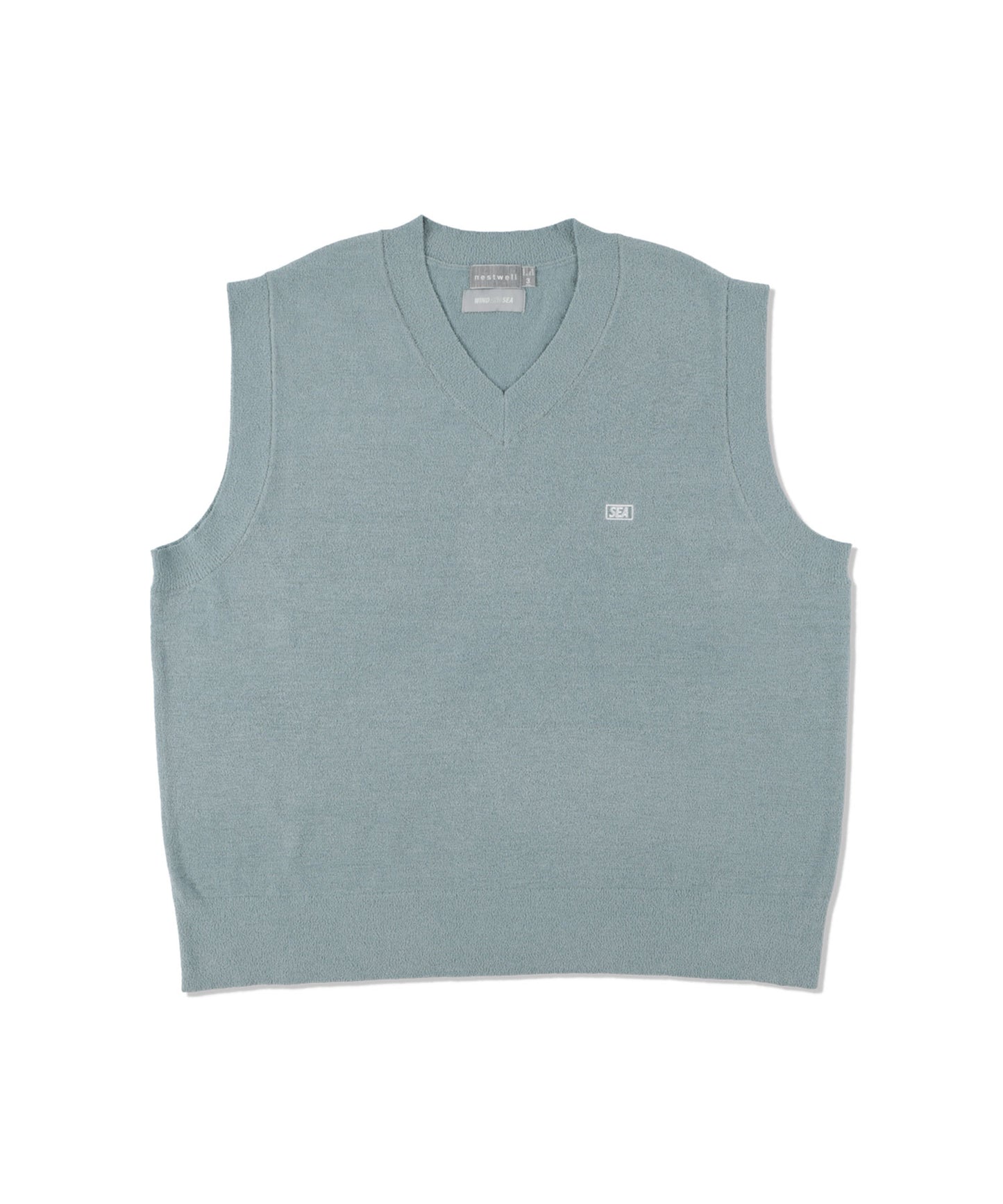 【MEN , WOMEN】WDS x nestwell NERVE < SEA Over Sized Vest >