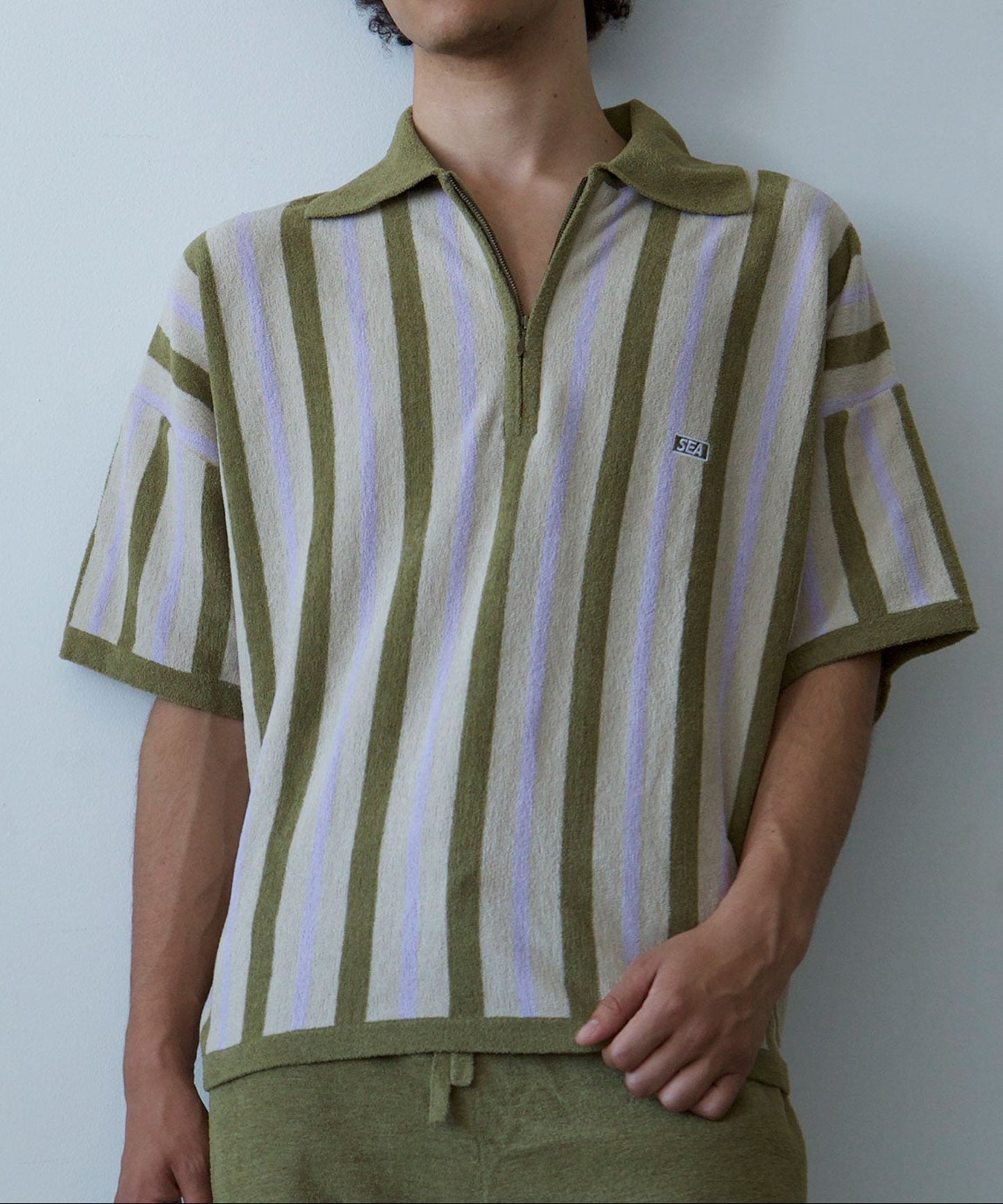 【MEN , WOMEN】WDS x nestwell DRACENA < SEA Polo Shirt >