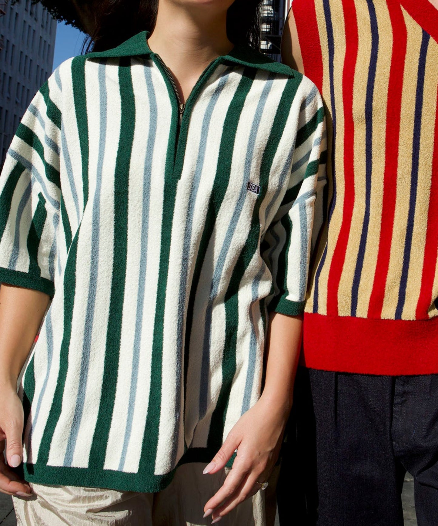 【MEN , WOMEN】WDS x nestwell DRACENA < SEA Polo Shirt >