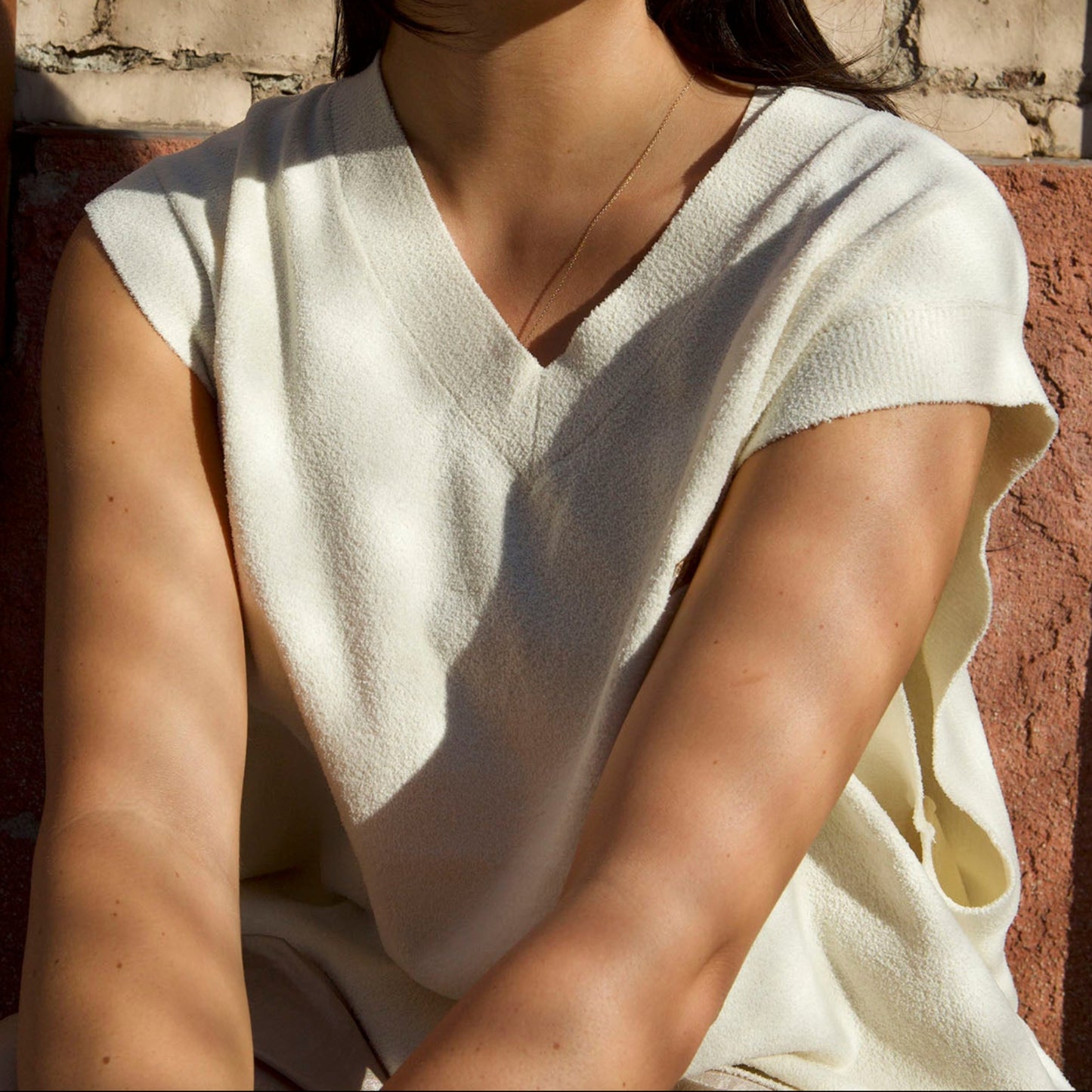 【MEN , WOMEN】WDS x nestwell NERVE < SEA Over Sized Vest >