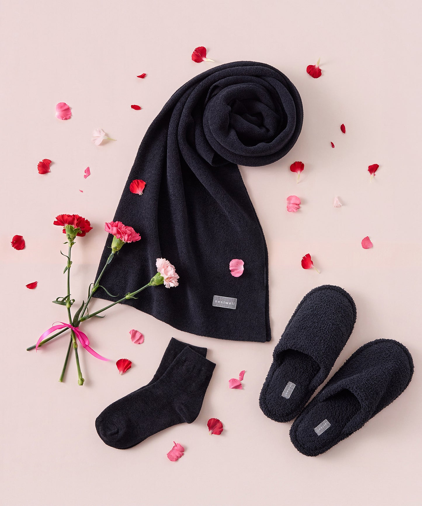【WOMEN】nestwell / ブランケット＆スリッパ＆靴下セット
