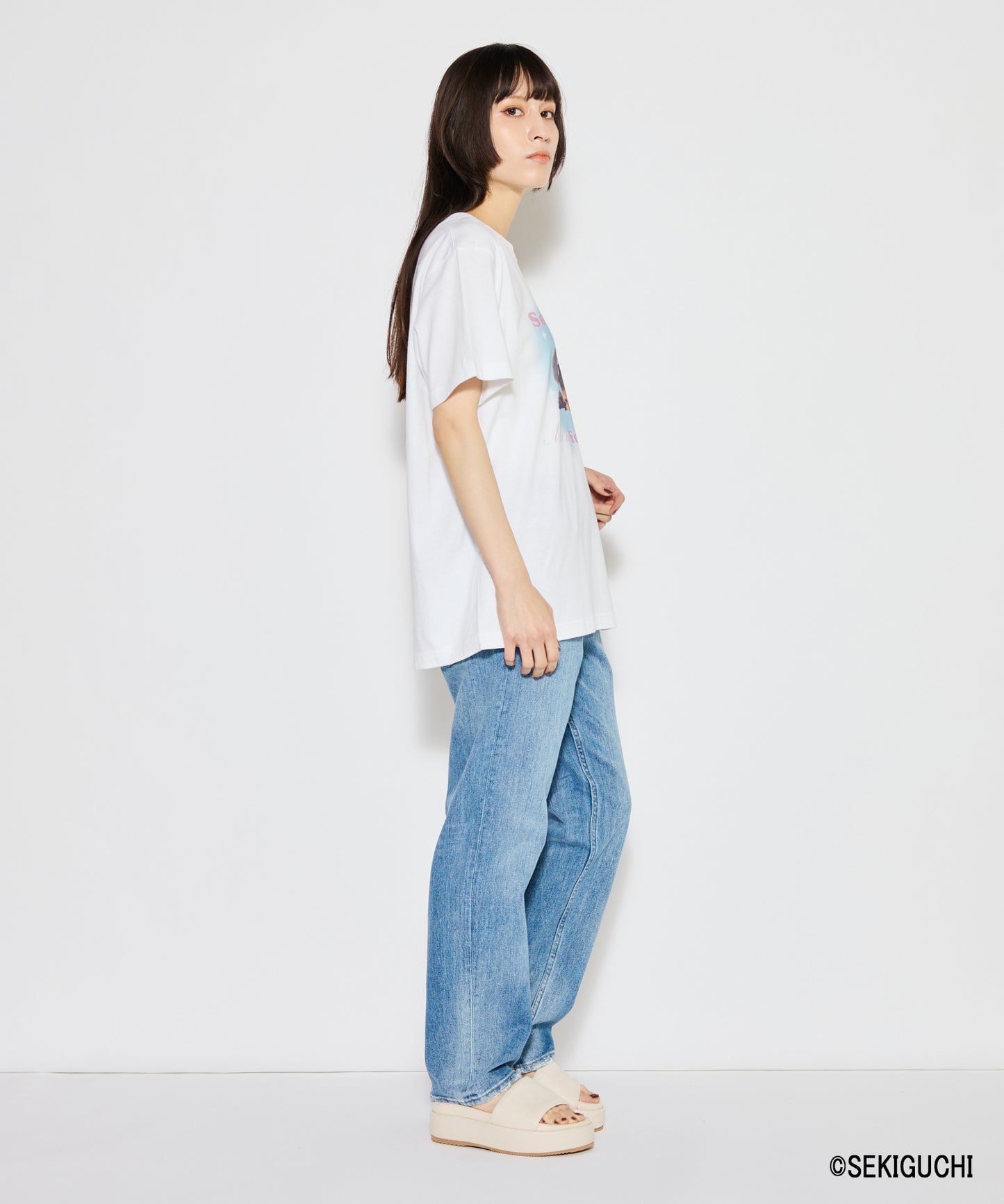 【MEN,WOMEN】モンチッチ デザインプリントTシャツ