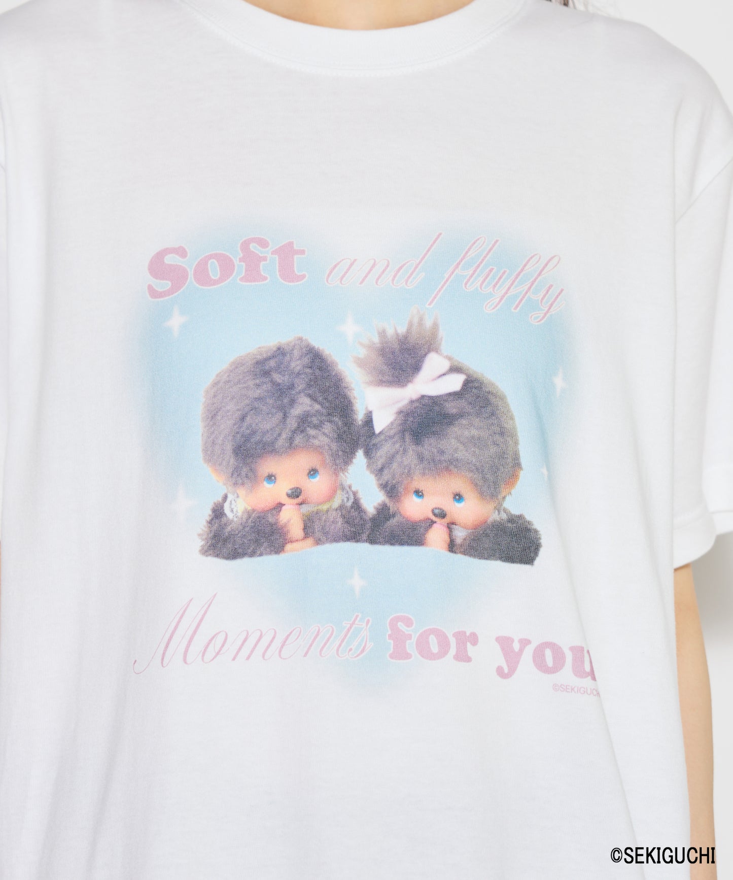 【MEN,WOMEN】モンチッチ デザインプリントTシャツ