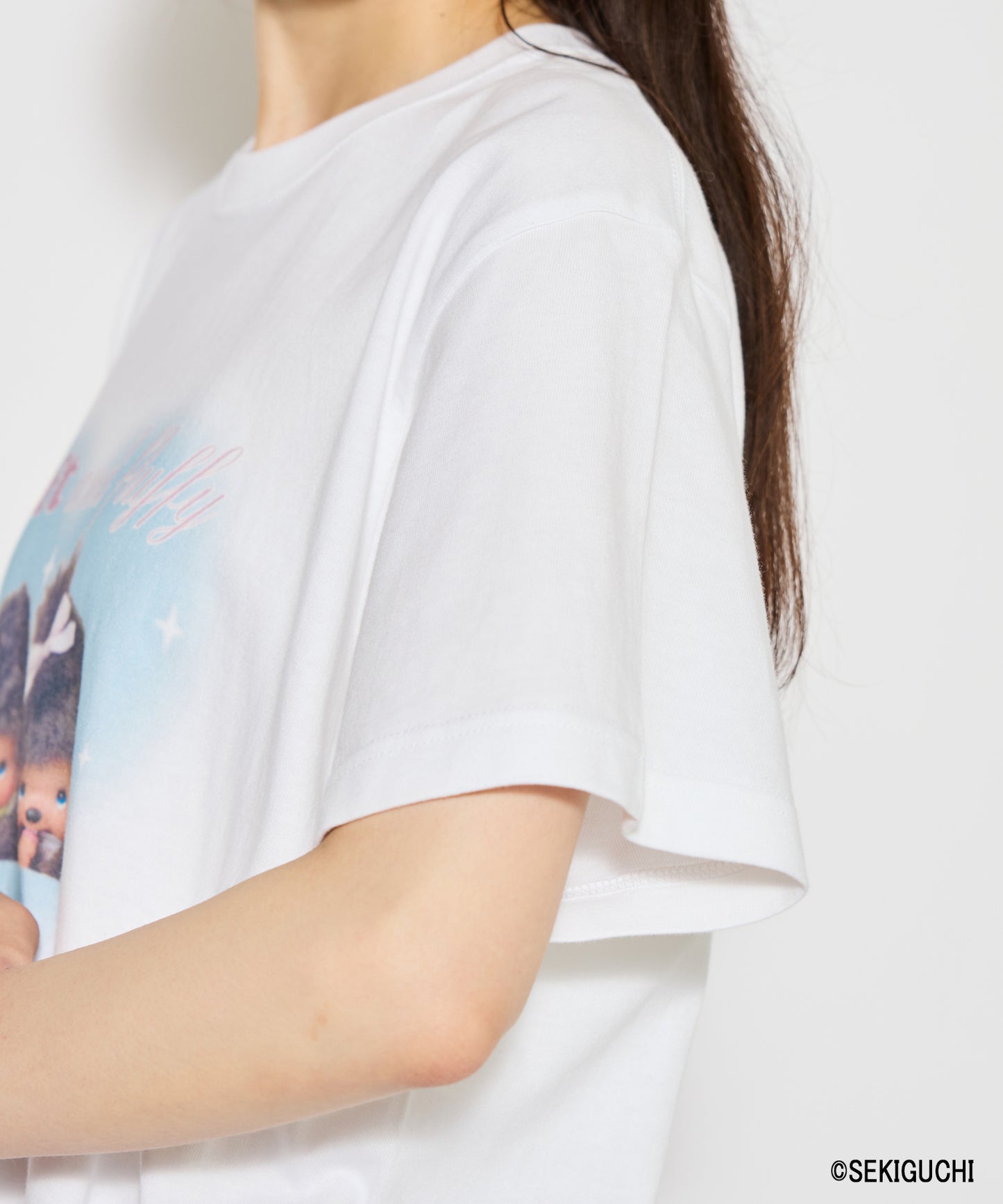 【MEN,WOMEN】モンチッチ デザインプリントTシャツ