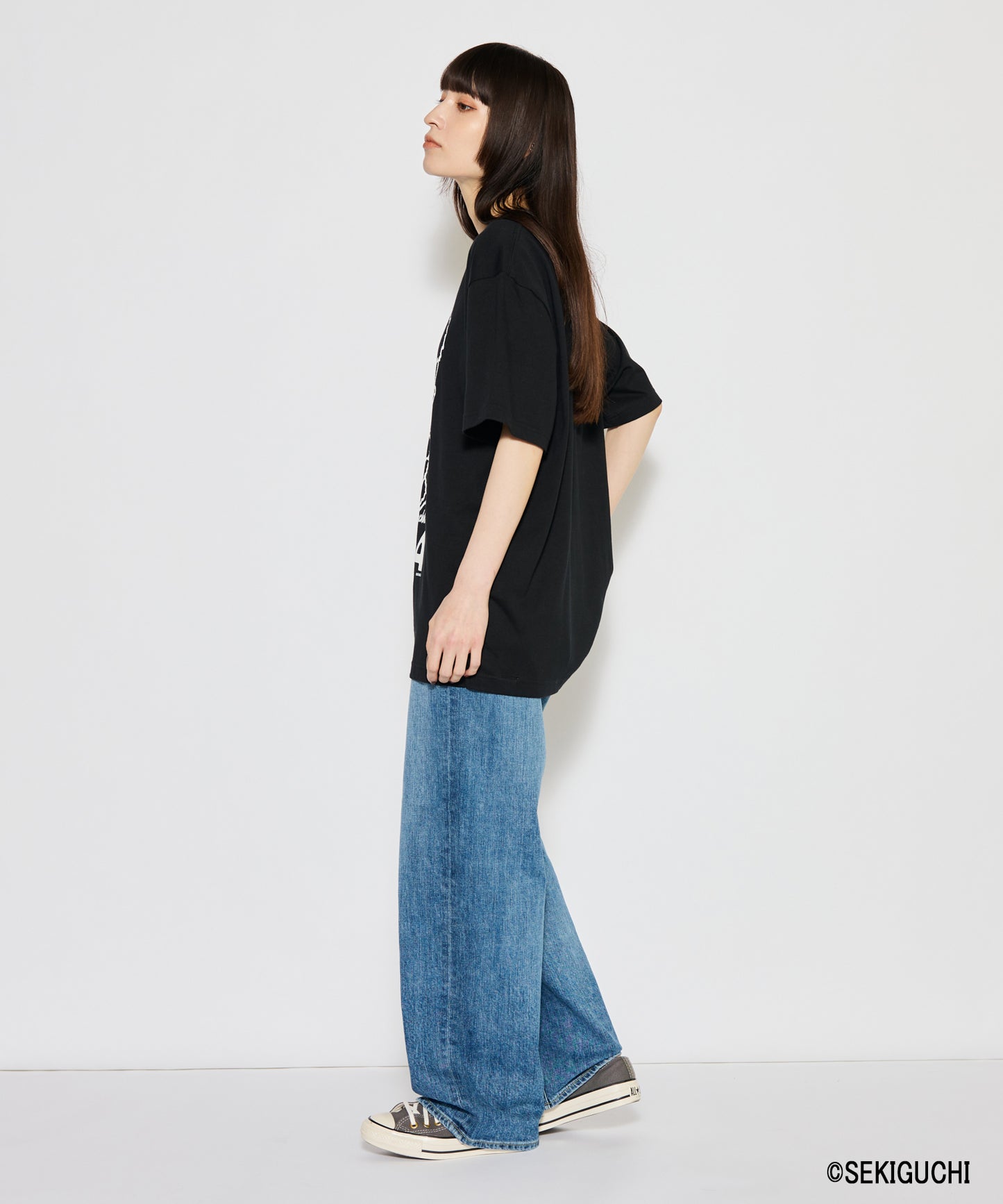 【MEN,WOMEN】モンチッチ シンプルプリントTシャツ