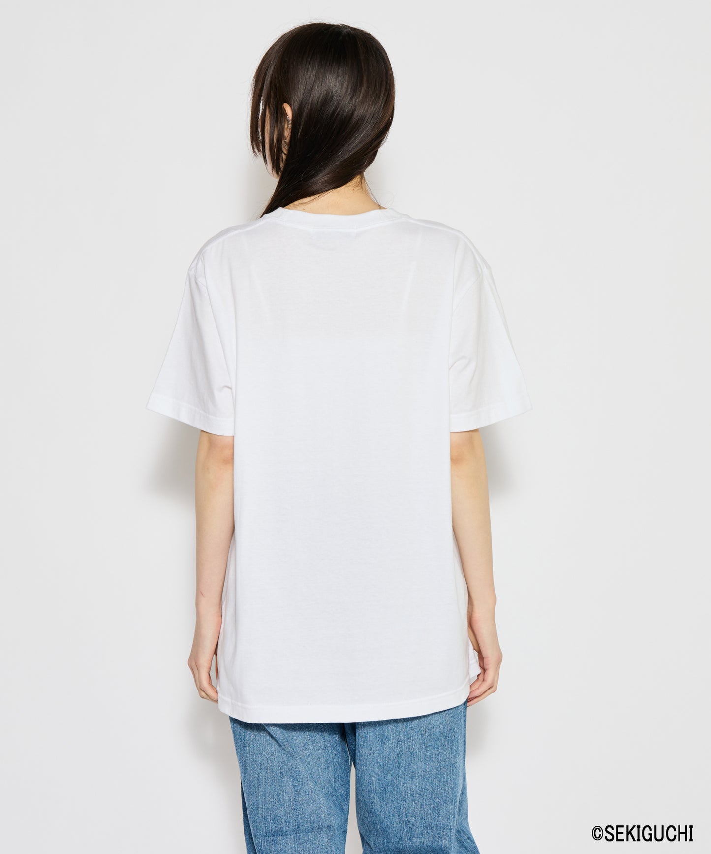 【MEN,WOMEN】モンチッチ ロゴプリントTシャツ