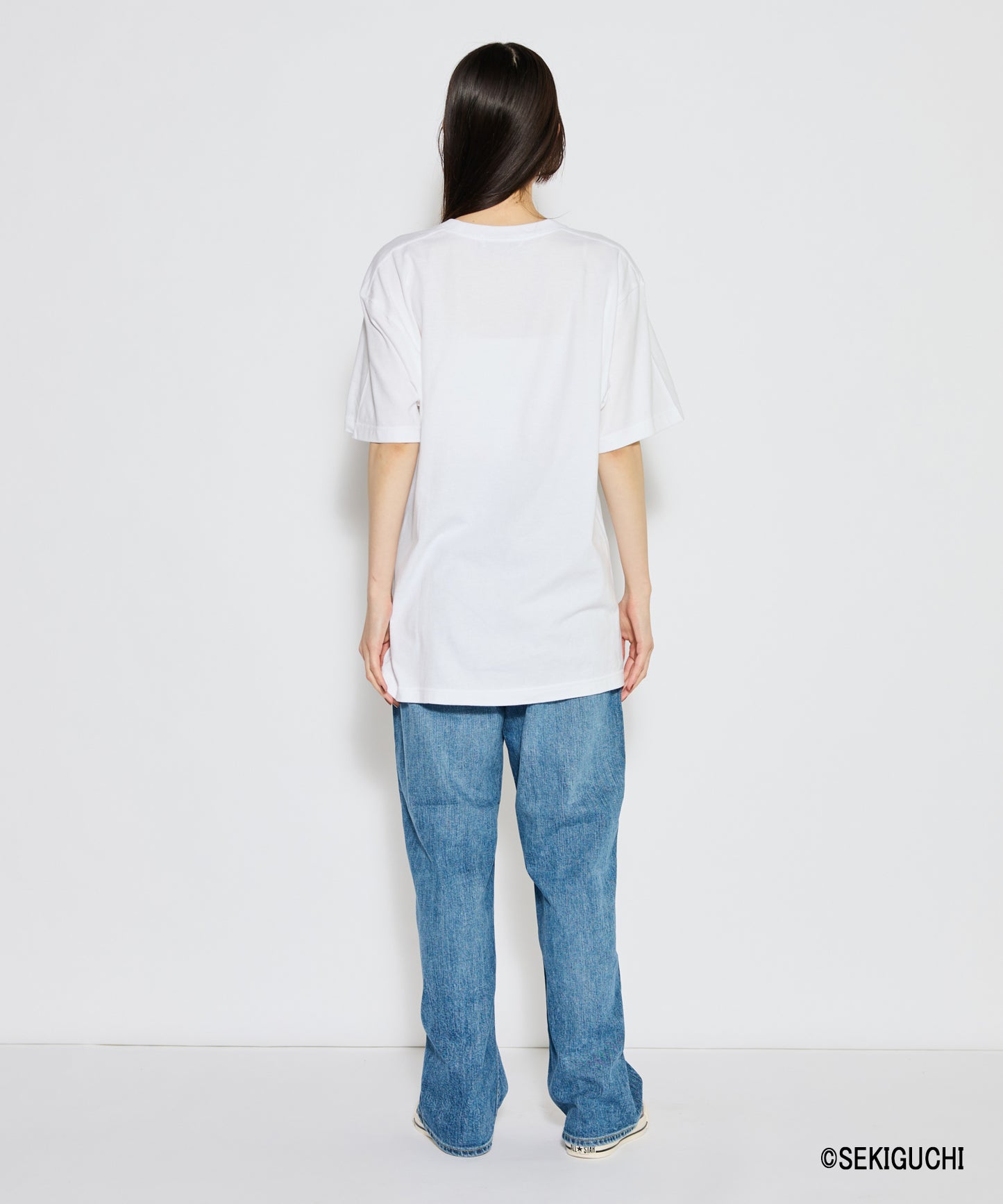 【MEN,WOMEN】モンチッチ BIGプリントTシャツ