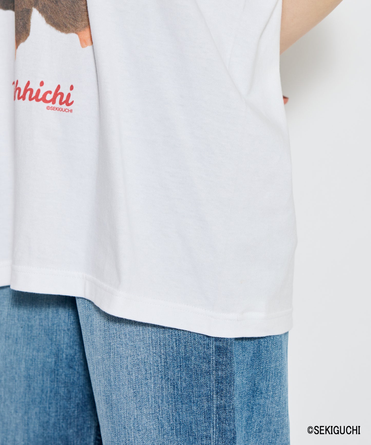 【MEN,WOMEN】モンチッチ BIGプリントTシャツ