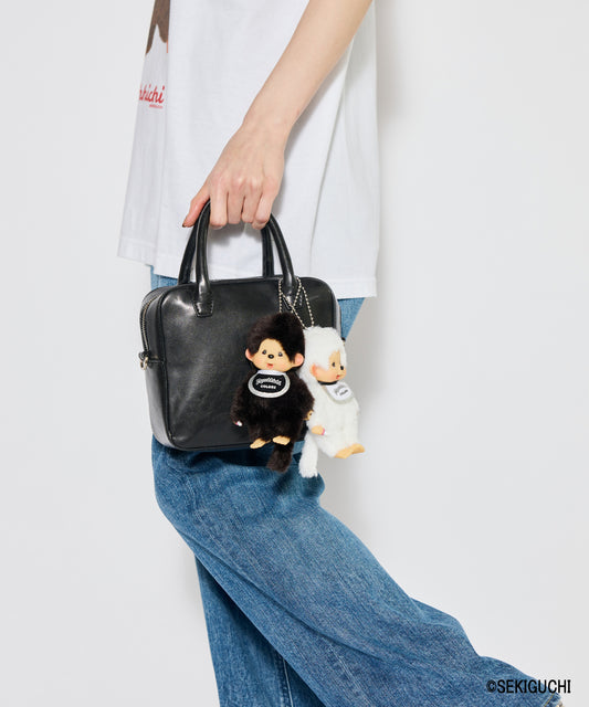 【MEN,WOMEN】Monchhichi / COLORS キーチェーン ホワイトの写真