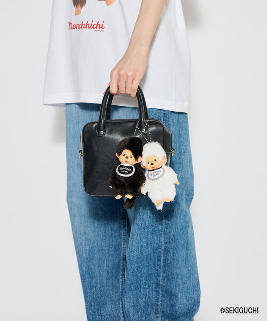 【MEN,WOMEN】Monchhichi / COLORS キーチェーン ブラックの写真