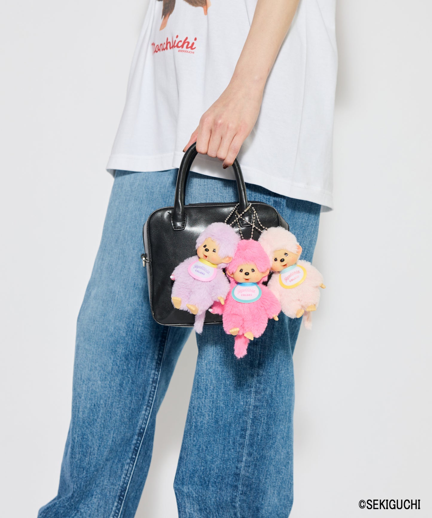 【MEN,WOMEN】Monchhichi / COLORS キーチェーン パープル
