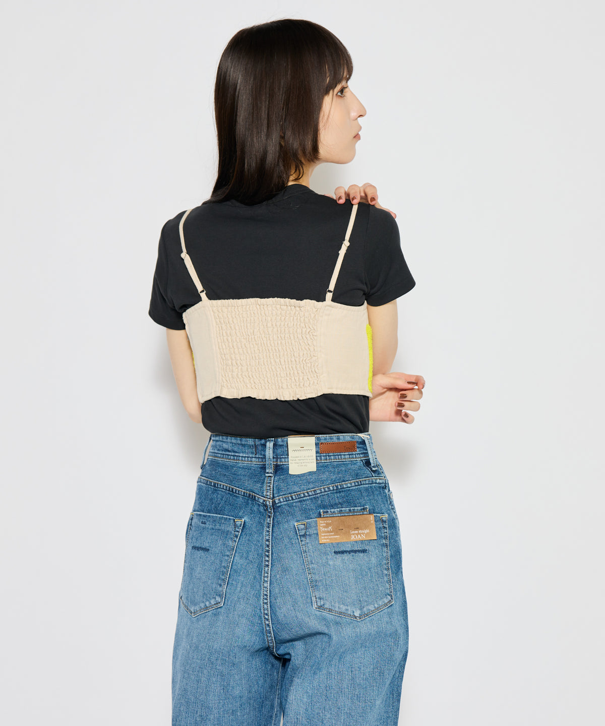 【WOMEN】LEIN リングヤーンアリ刺繍ビスチェ