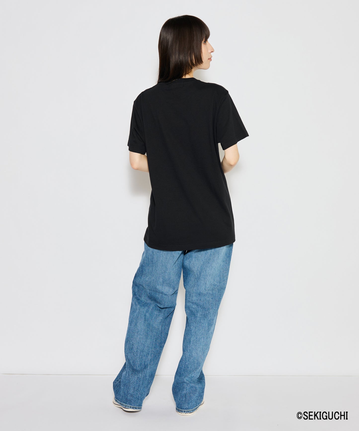 【MEN,WOMEN】モンチッチ BIGプリントTシャツ