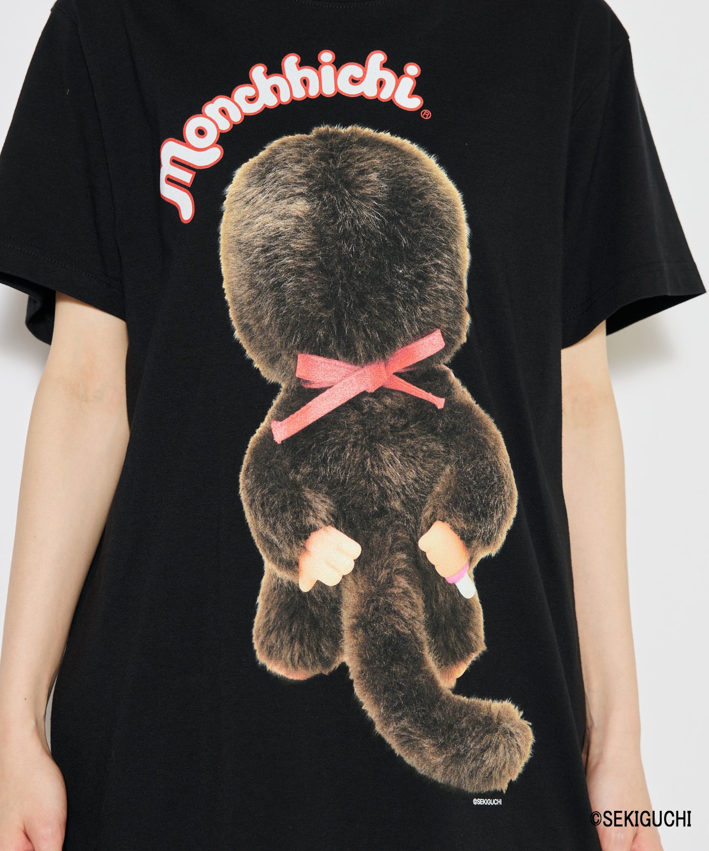 【MEN,WOMEN】モンチッチ BIGプリントTシャツ