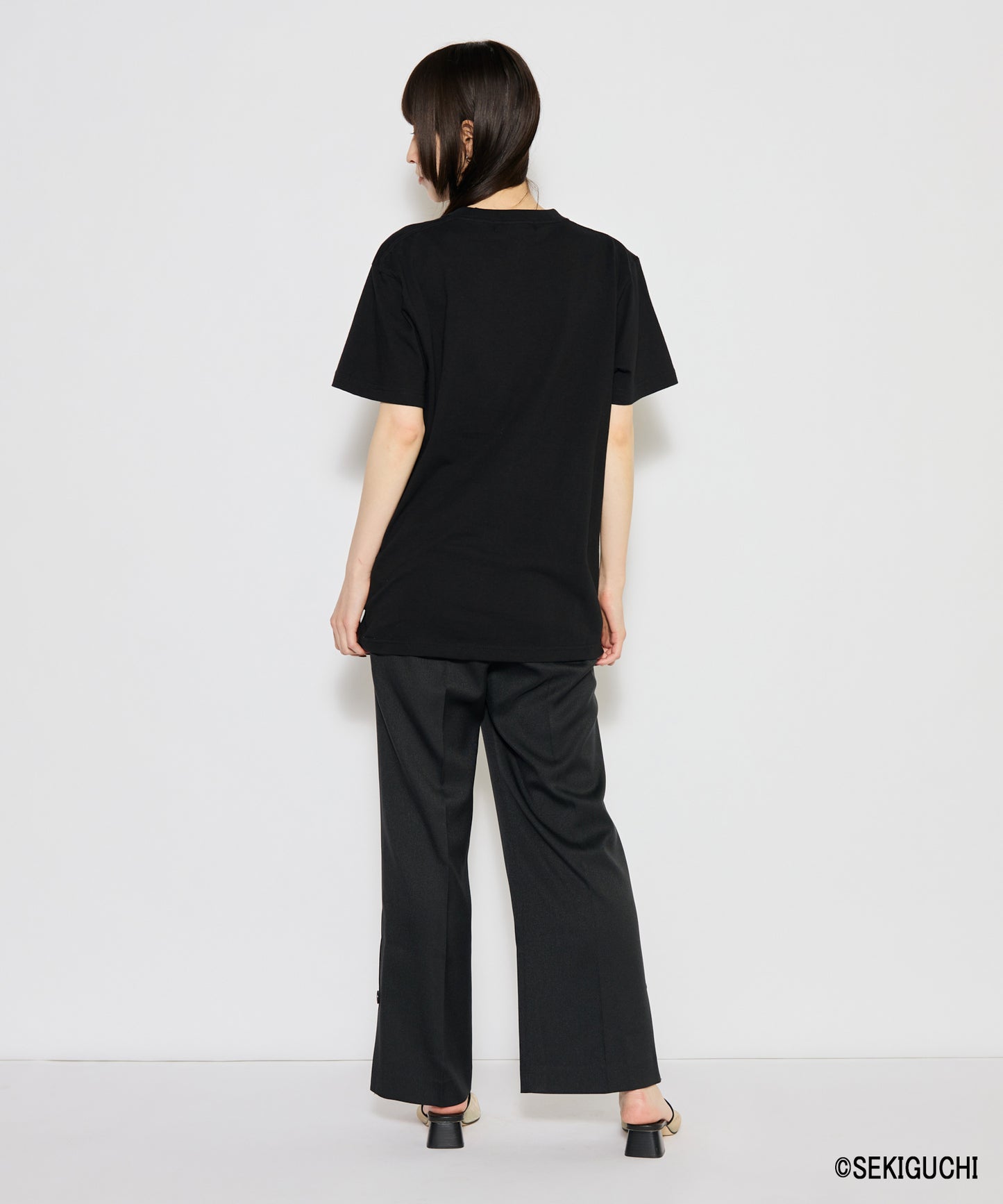 【MEN,WOMEN】モンチッチ シンプルプリントTシャツ