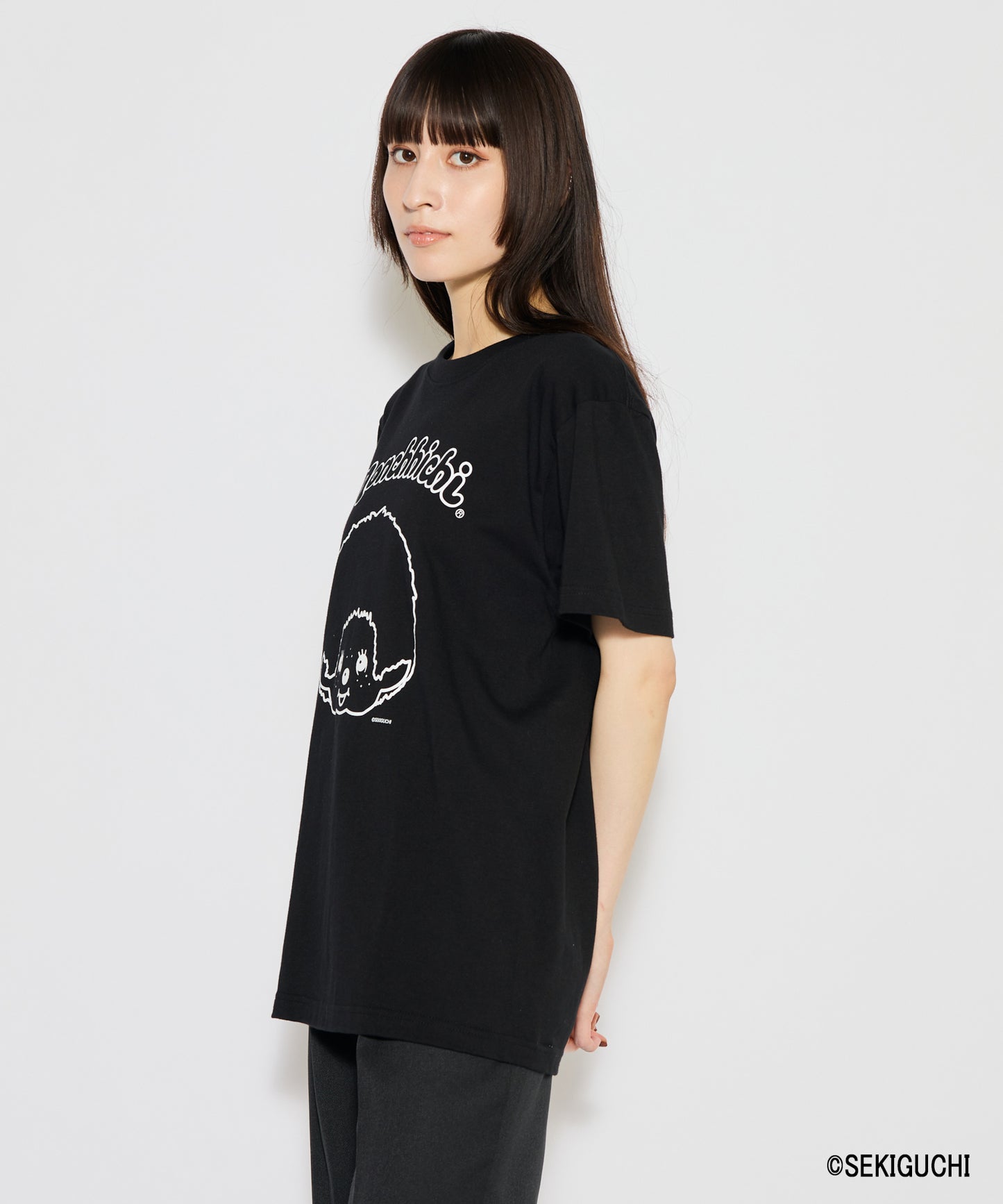 【MEN,WOMEN】モンチッチ シンプルプリントTシャツ