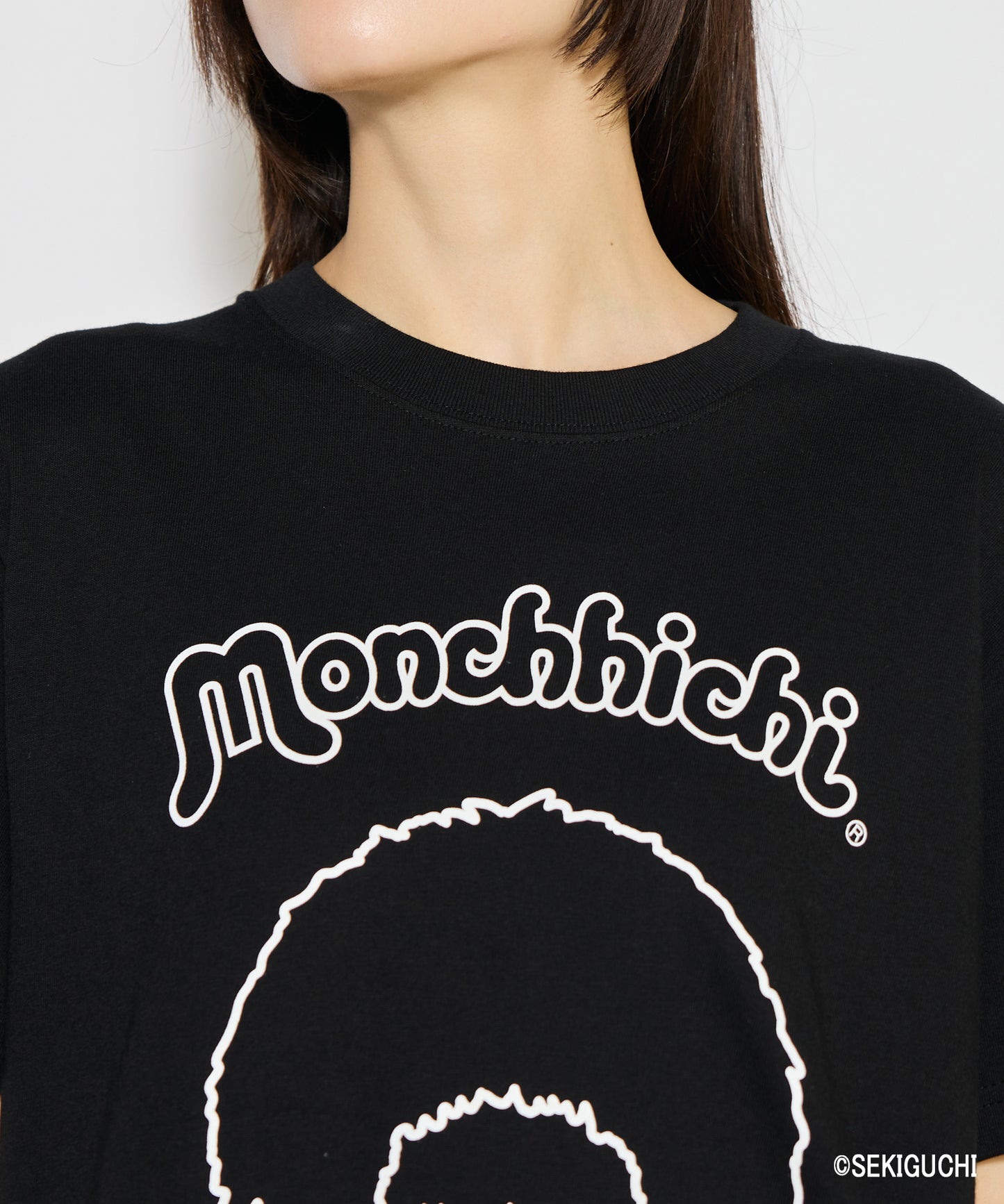【MEN,WOMEN】モンチッチ シンプルプリントTシャツ