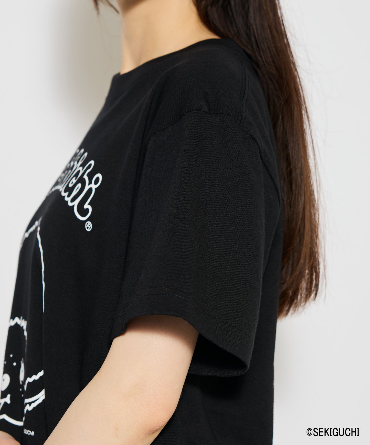 【MEN,WOMEN】モンチッチ シンプルプリントTシャツ