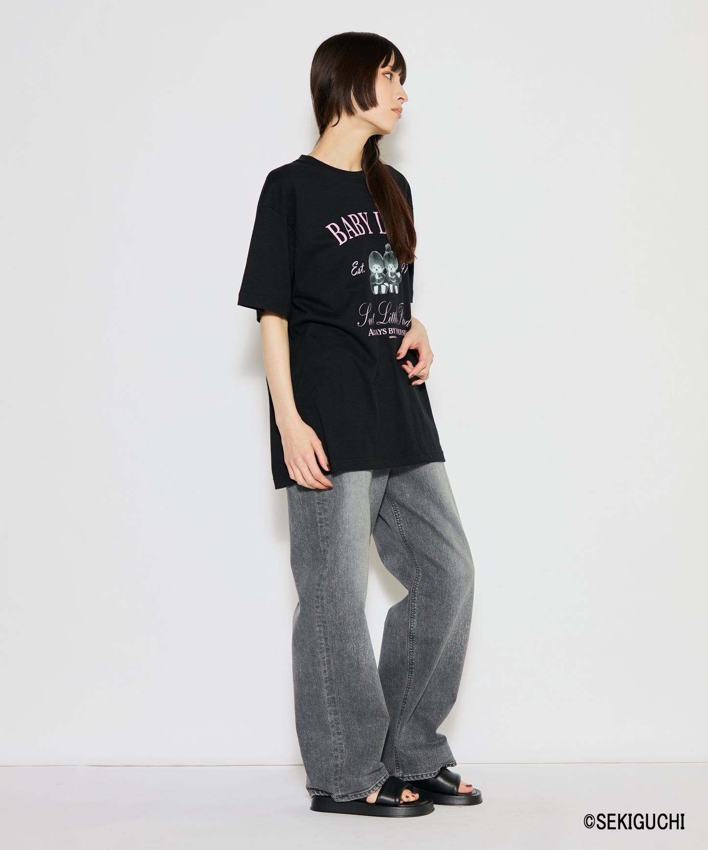【MEN,WOMEN】モンチッチ デザインプリントTシャツ