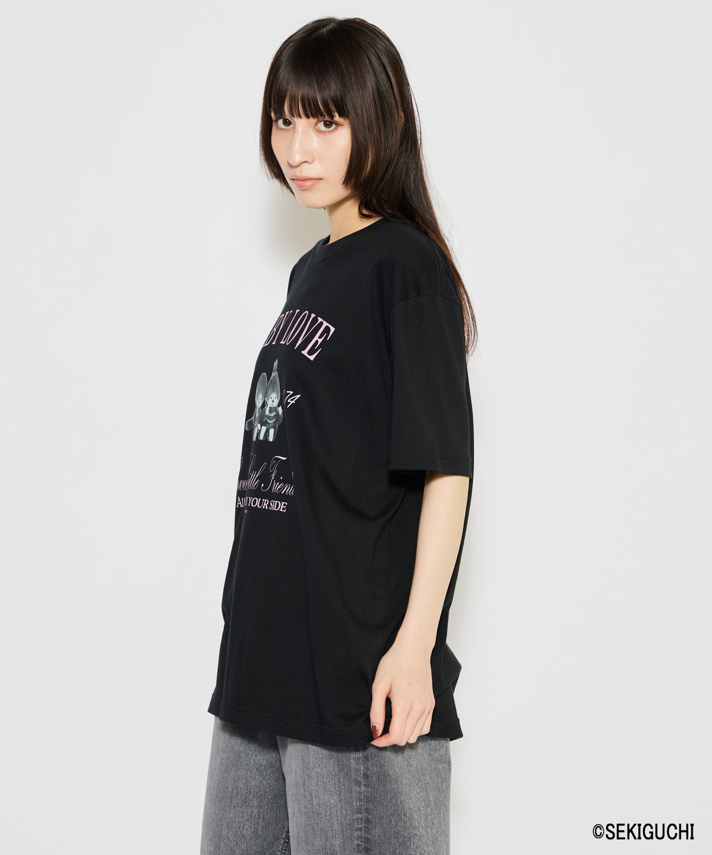 【MEN,WOMEN】モンチッチ デザインプリントTシャツ