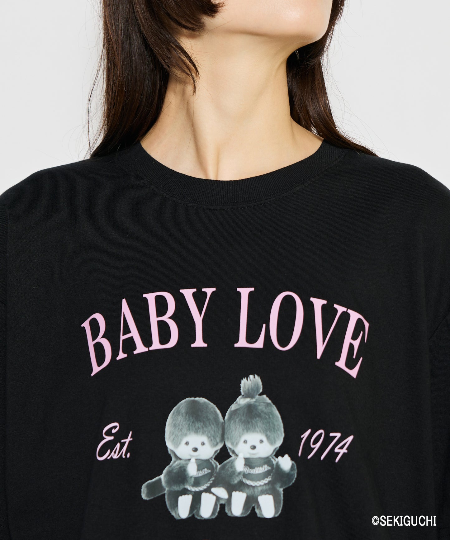 【MEN,WOMEN】モンチッチ デザインプリントTシャツ
