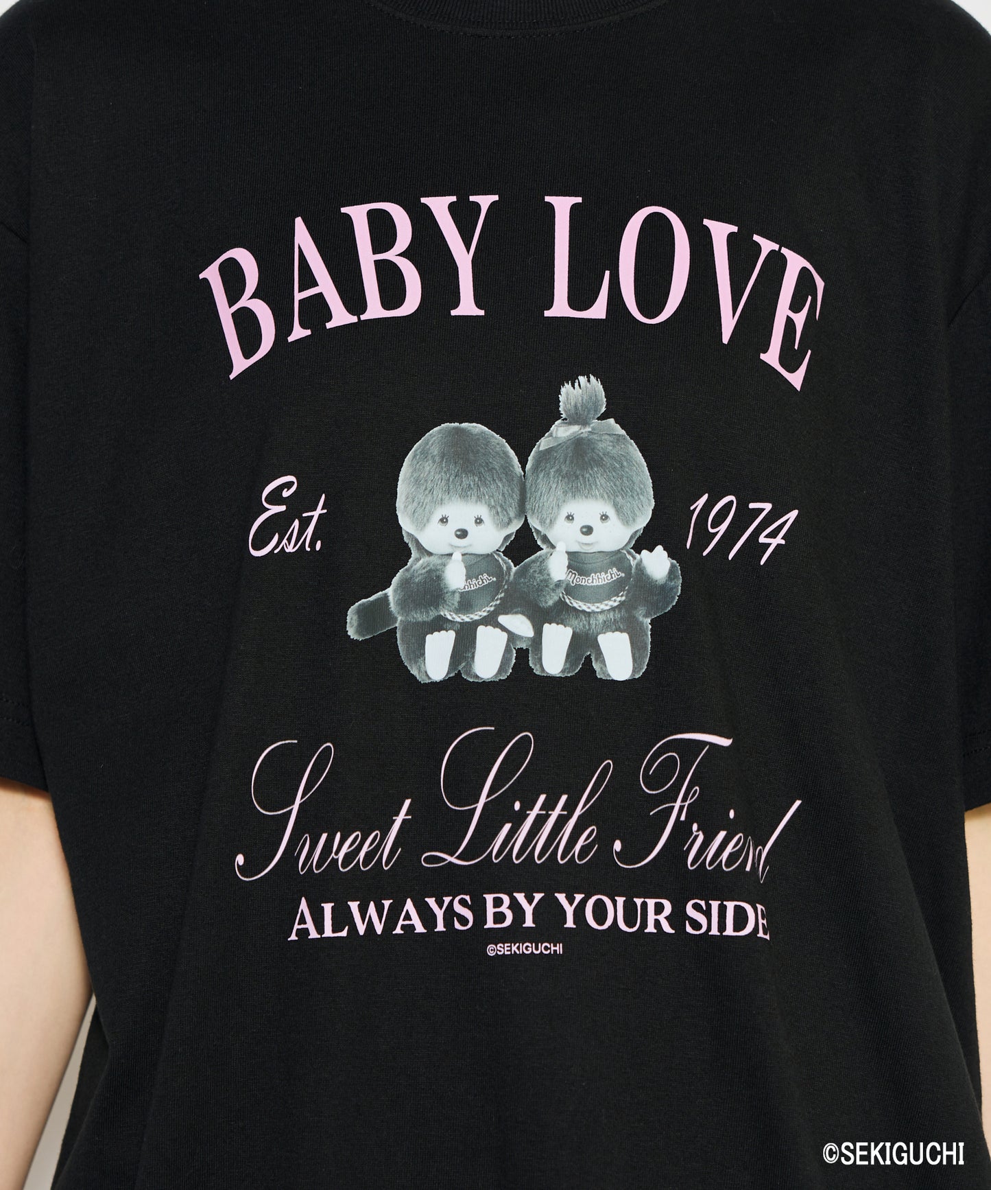 【MEN,WOMEN】モンチッチ デザインプリントTシャツ