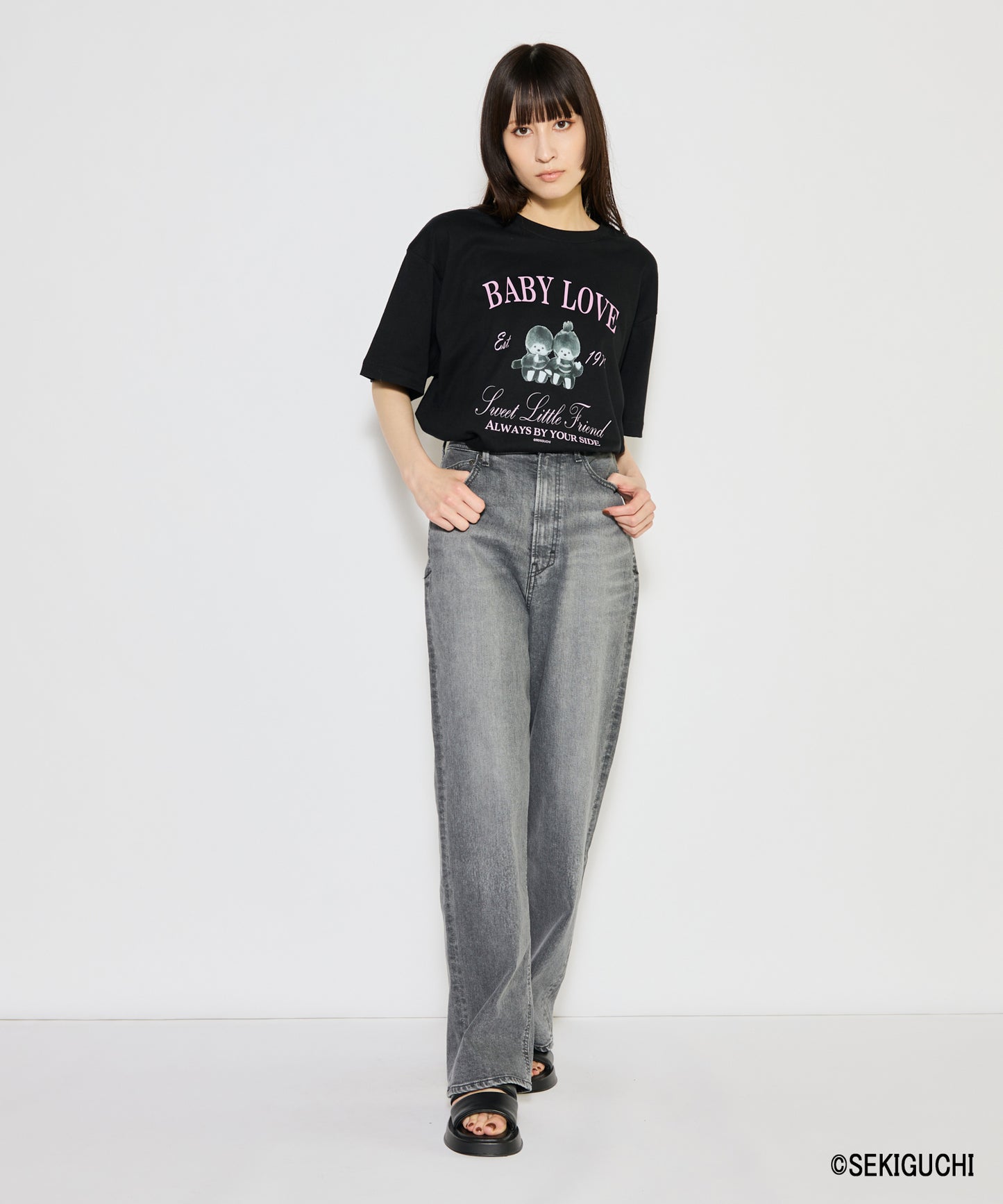 【MEN,WOMEN】モンチッチ デザインプリントTシャツ