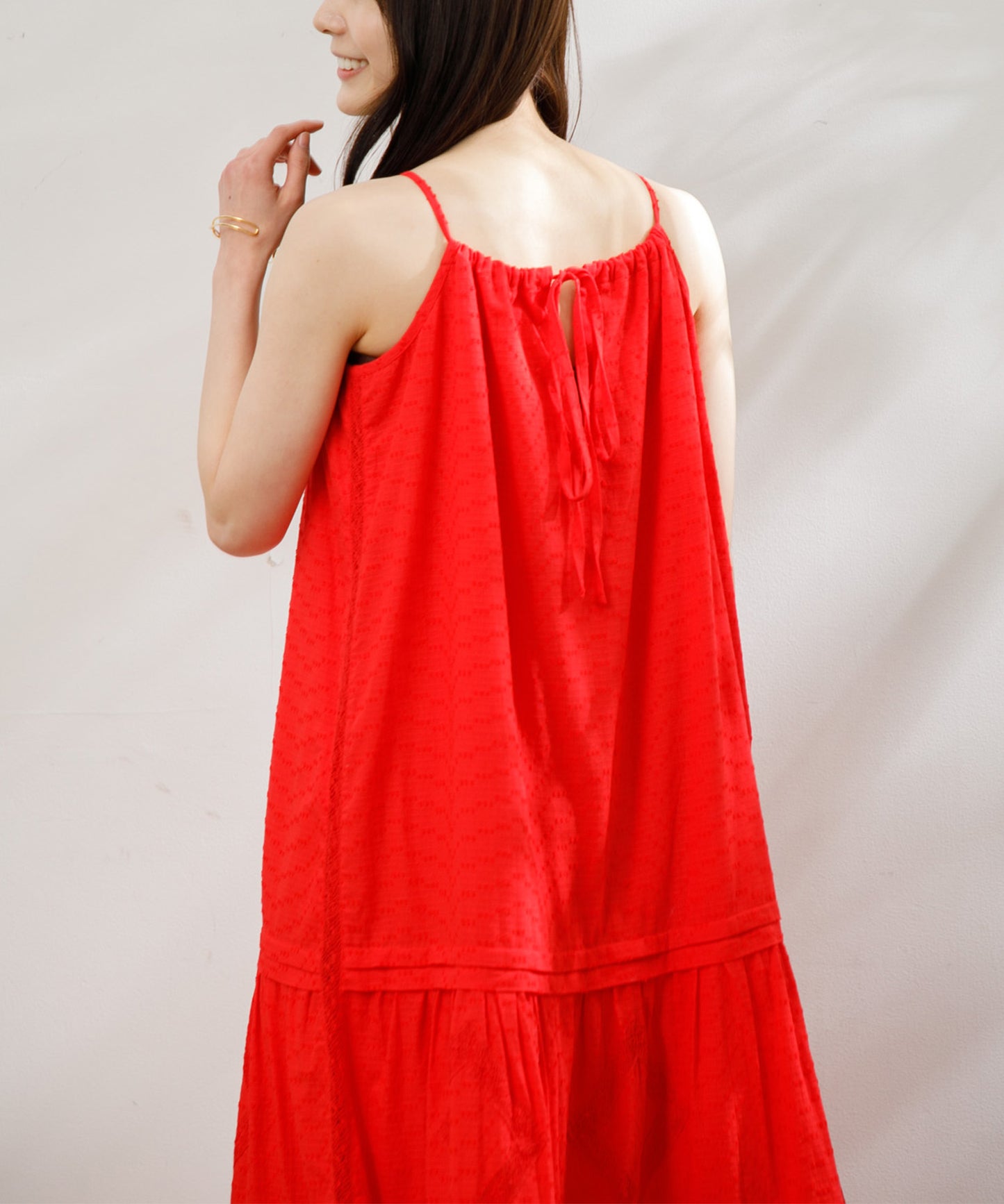 【WOMEN】LEIN / レース切り替えキャミワンピース