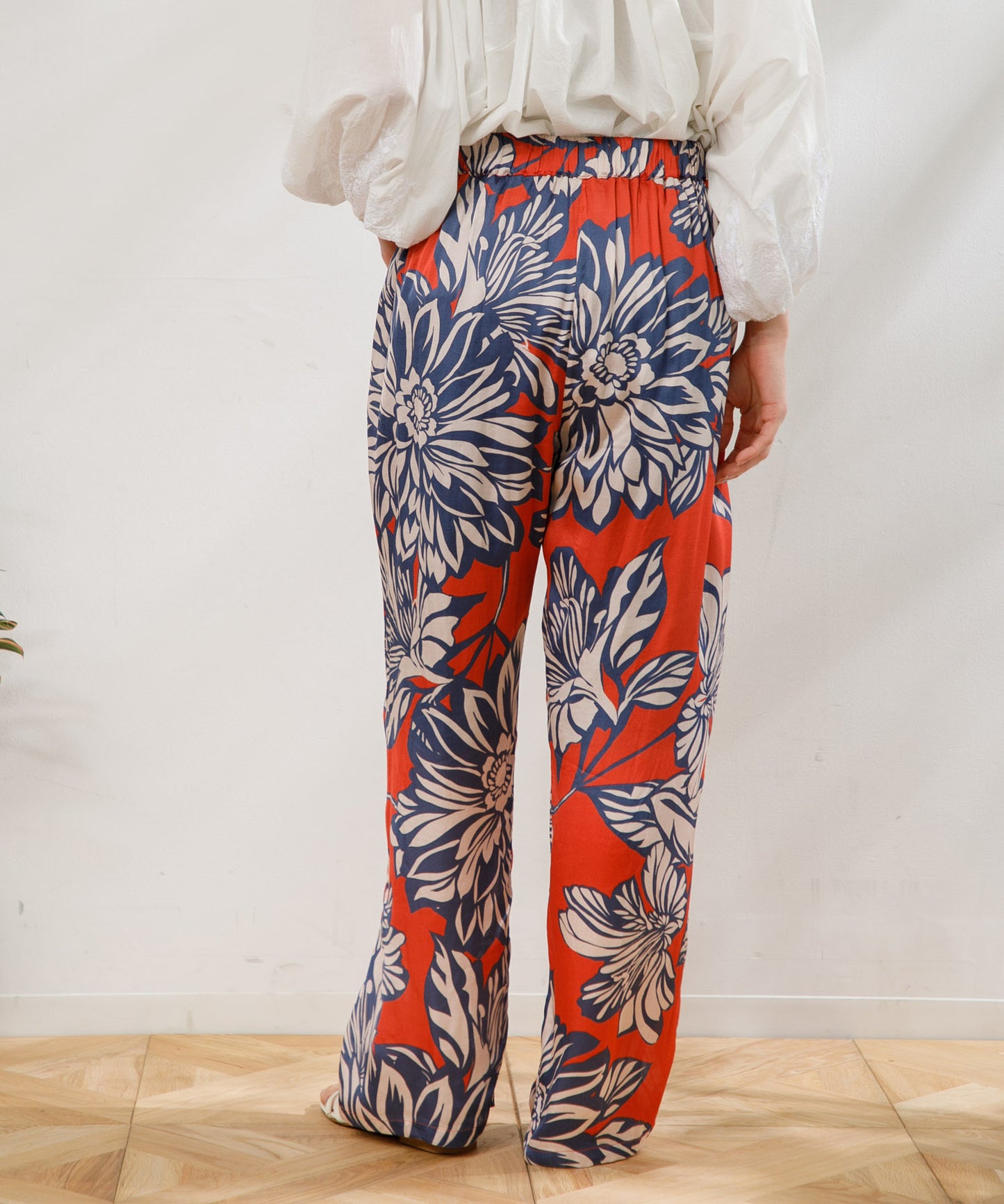 【WOMEN】LEIN / 総柄プリントイージーパンツ