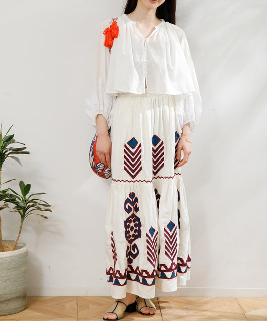 【WOMEN】LEIN / 総柄プリント巾着バッグの写真