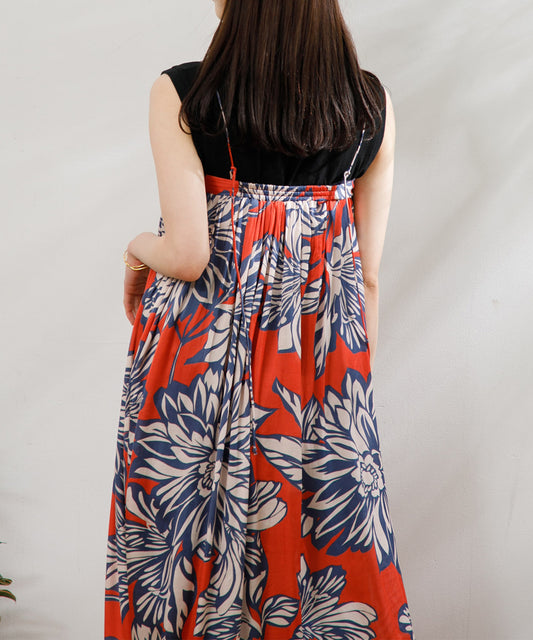 【WOMEN】LEIN / 総柄プリントキャミワンピースの写真