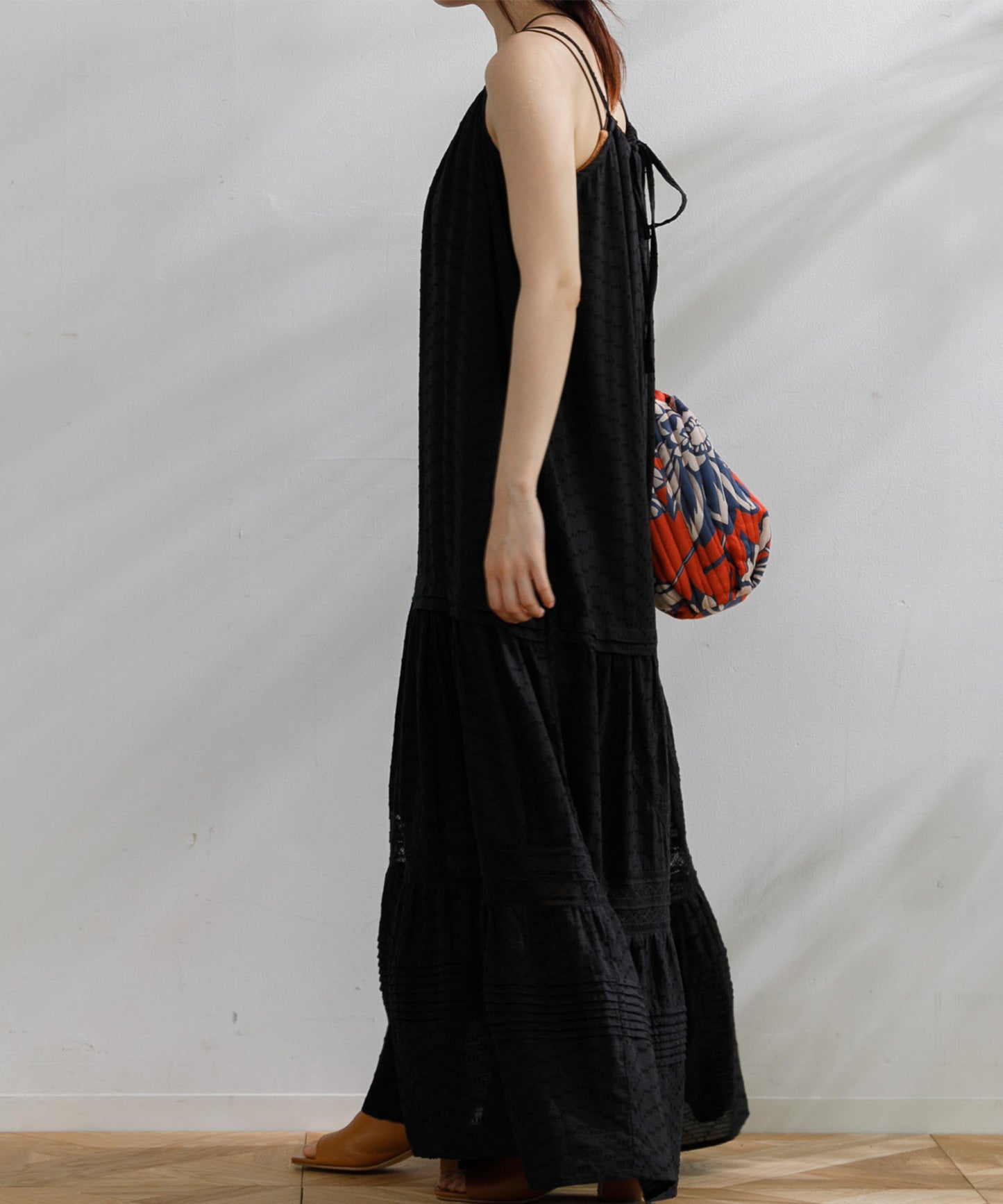 【WOMEN】LEIN / レース切り替えキャミワンピース