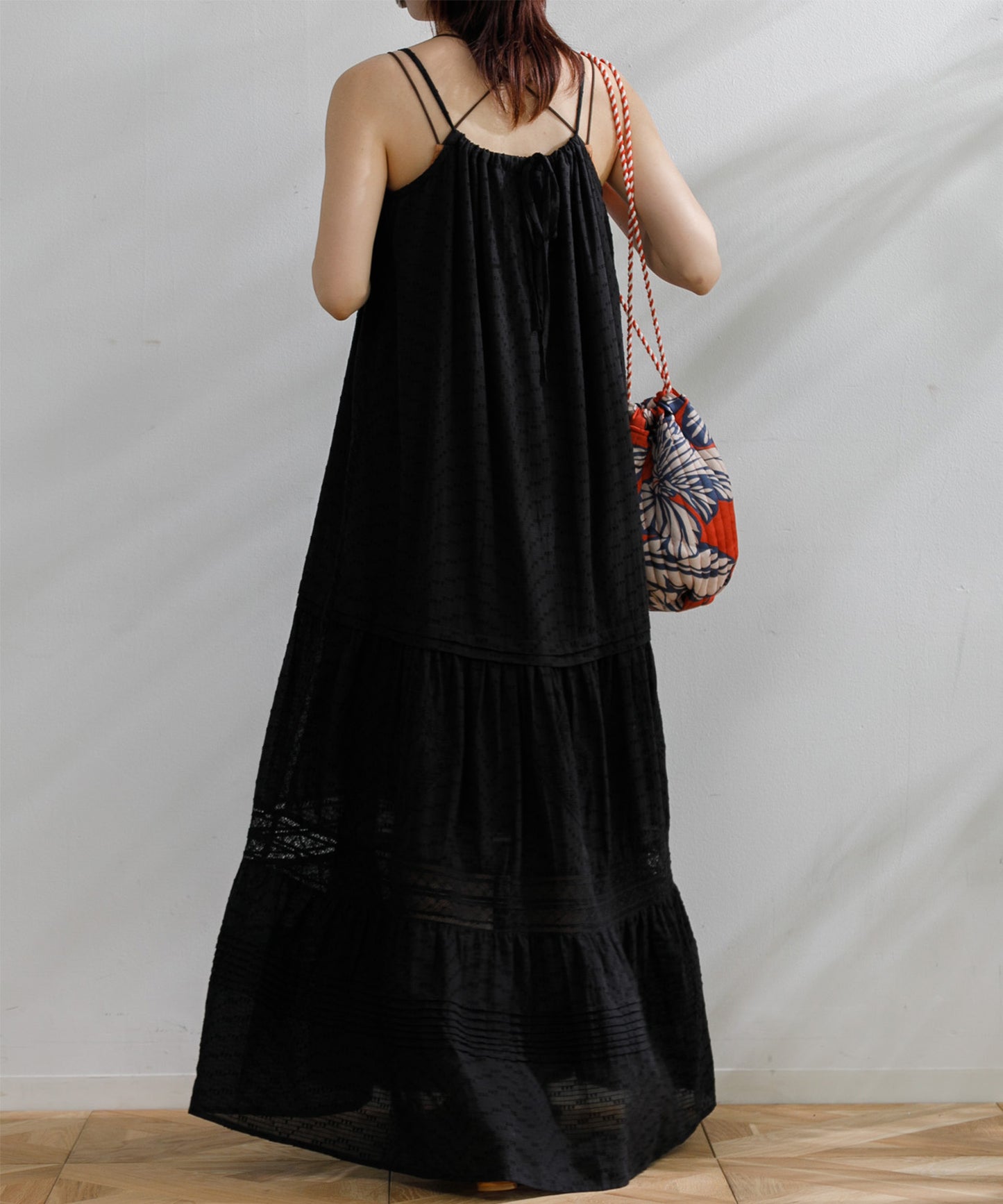 【WOMEN】LEIN / レース切り替えキャミワンピース