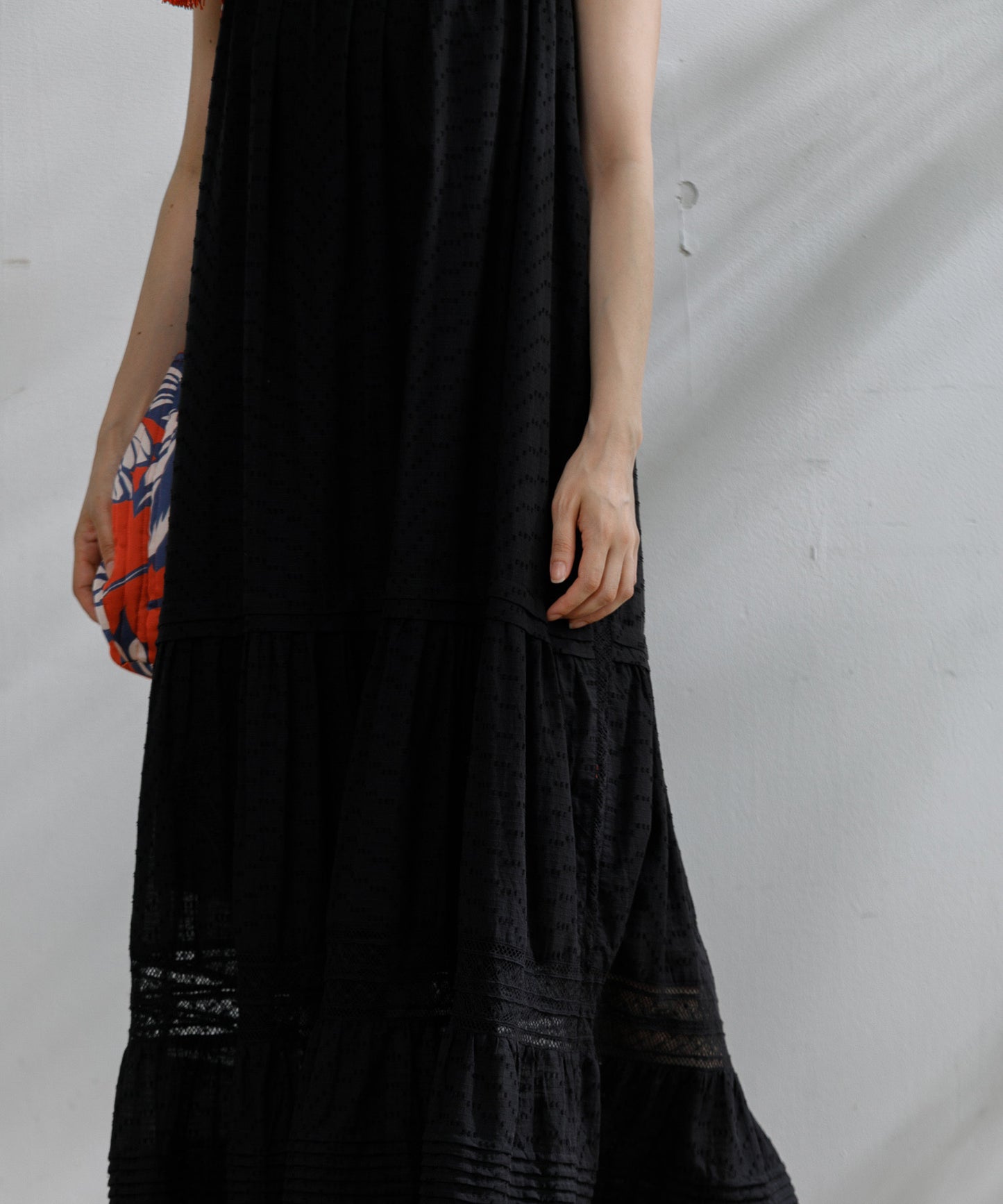 【WOMEN】LEIN / レース切り替えキャミワンピース